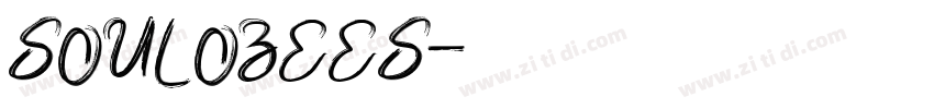 SOUL OZEES字体转换